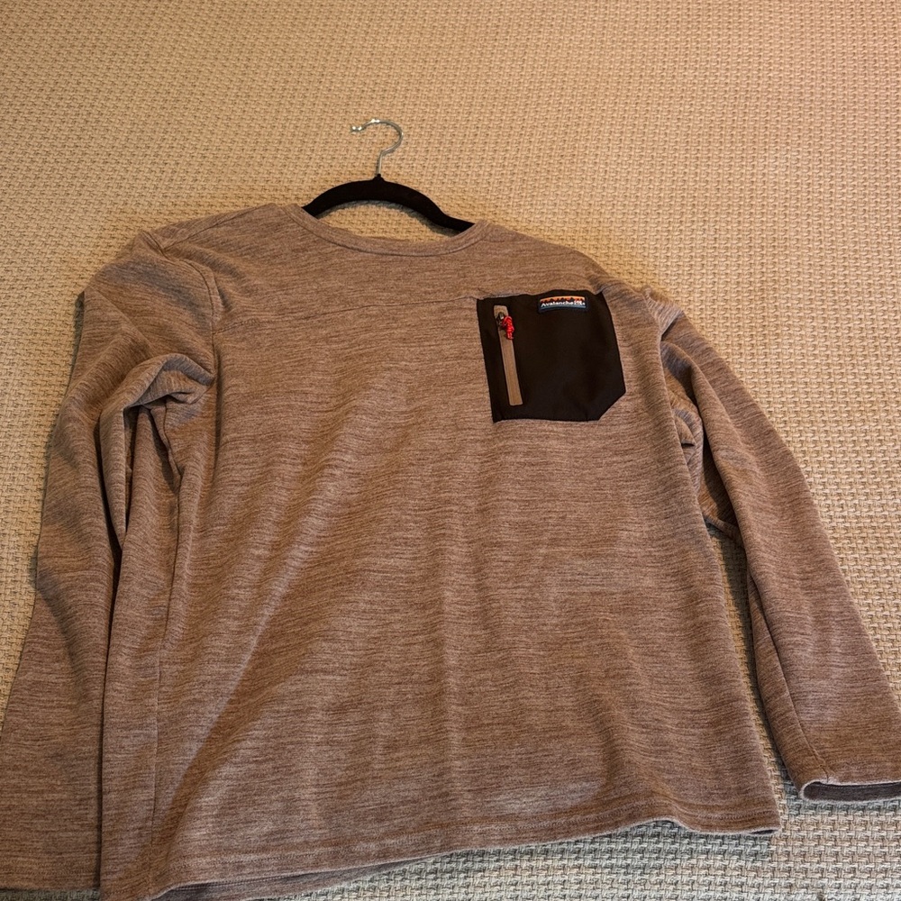 Avalanche Tan Long Sleeve Shirt with Pocket